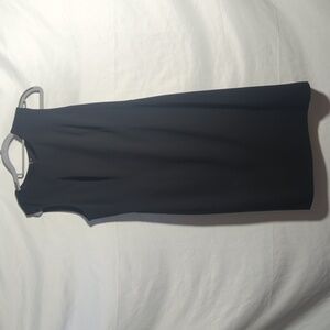 Calvin Klein Classic Black Mini Dress LBD Size 8 Great Condition